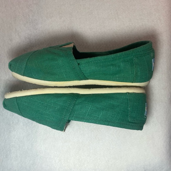 TOMS Canvas Classics Journey is the Destination Jade Green Women’s 7 - Picture 7 of 8
